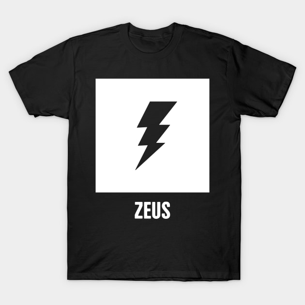 Zeus | Greek Mythology God Symbol T-Shirt by MeatMan